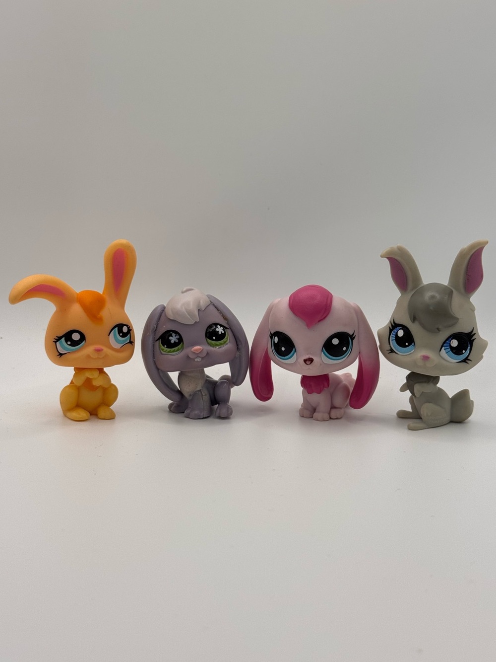LIttlest Pet Shop Bunny Lot of 4 (1311, 648, 102 & 3293)